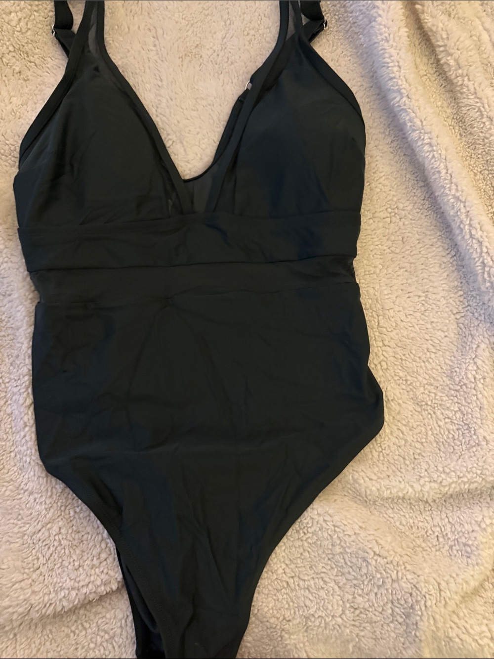 Classic Black One-Piece Swimsuit